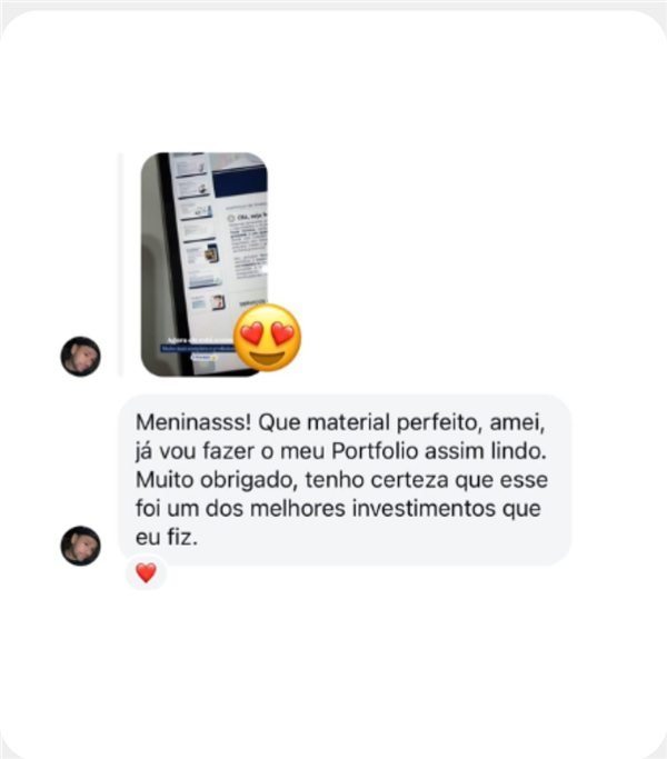 Feedback: que material perfeito, foi um dos melhores investimentos que eu fiz